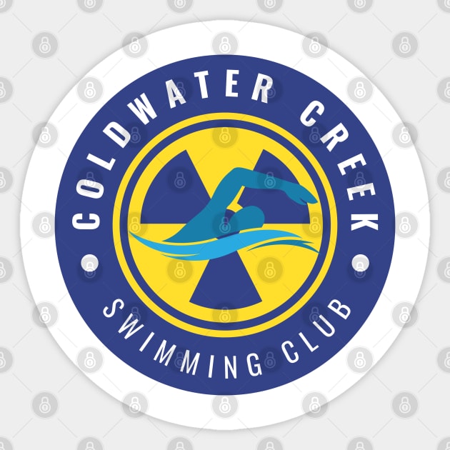 Coldwater Creek Swimming Club Sticker by Litehouse Tees